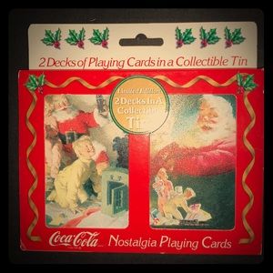 Coca-Cola Christmas & Santa Playing Cards NWT